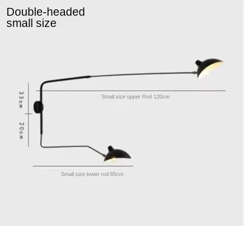 Afralia™ Retro Multi-Head Pendant: Nordic Design Ceiling Light for Modern Living Room LED Lighting