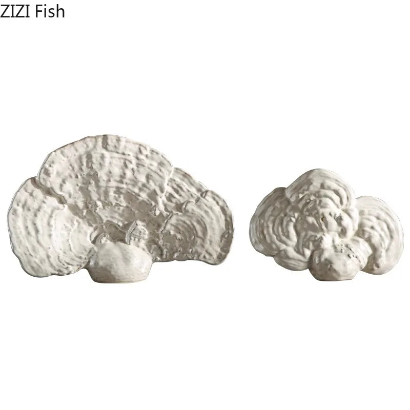 Afralia™ Ganoderma Lucidum Sculpture Desk Ornament, Modern Room Decor & Crafts