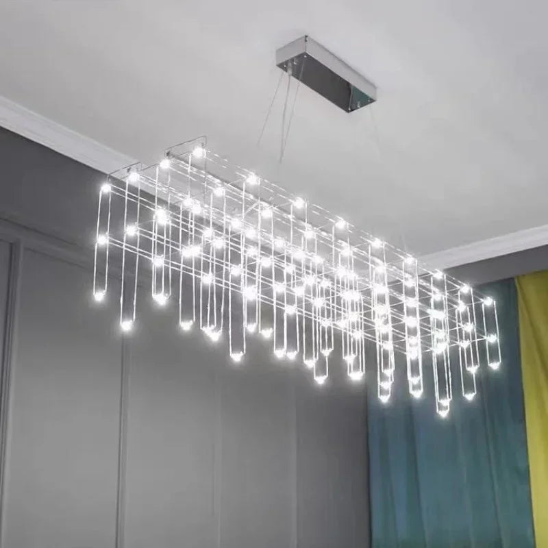 Afralia™ Nordic Starry Chandelier: Minimalist Luminaire for Clothing Store, Bar & Desk