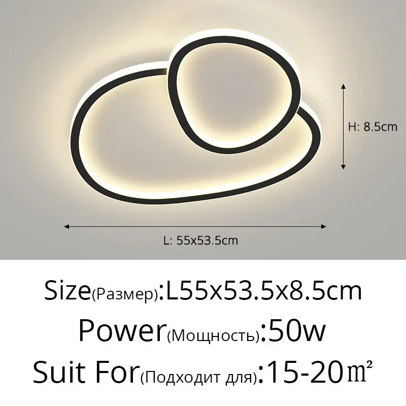 Afralia™ Modern Nordic Chandeliers for Master Bedroom and Living Room