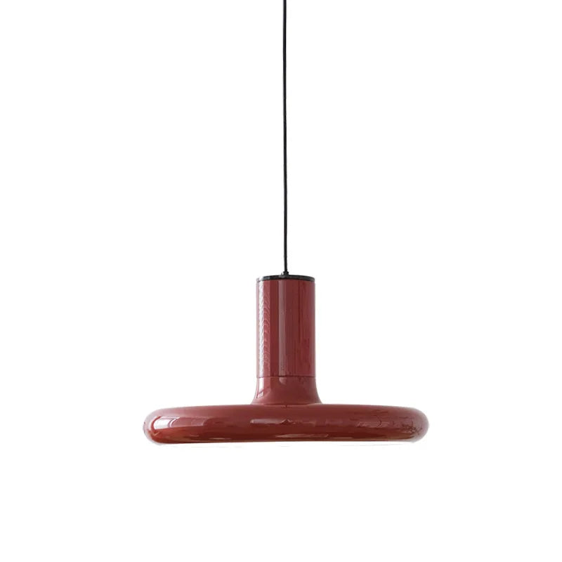 Afralia™ Modern Red White Metal Pendant Lamp for Dining Kitchen Bar Bedroom