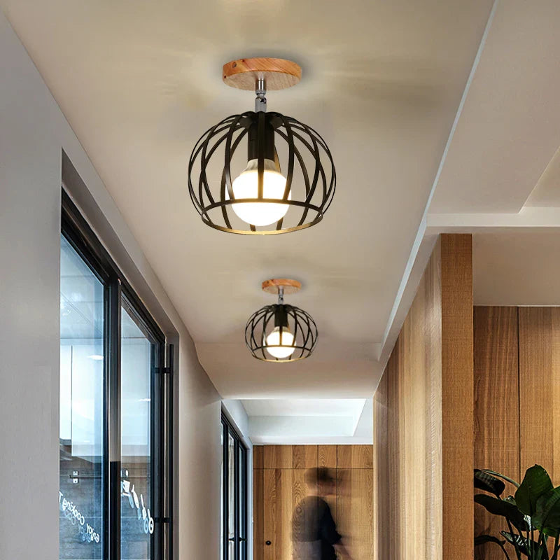 Afralia™ Vintage LED Ceiling Lamps for Indoor Spaces