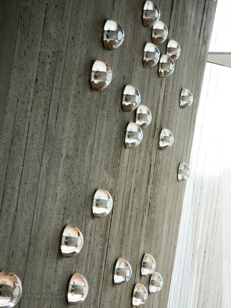 Afralia™ Crystal Wall Light for Outdoor, Stair, Aisle, Villa, Courtyard, Balcony