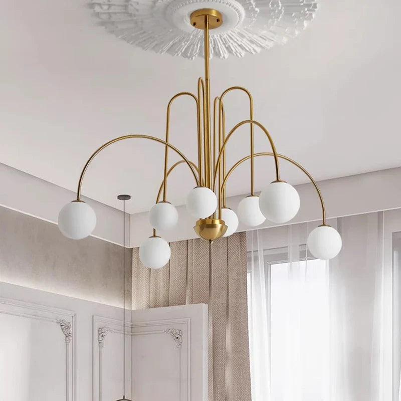 Afralia™ Modern LED Pendant Chandeliers for Living Room and Dining Room