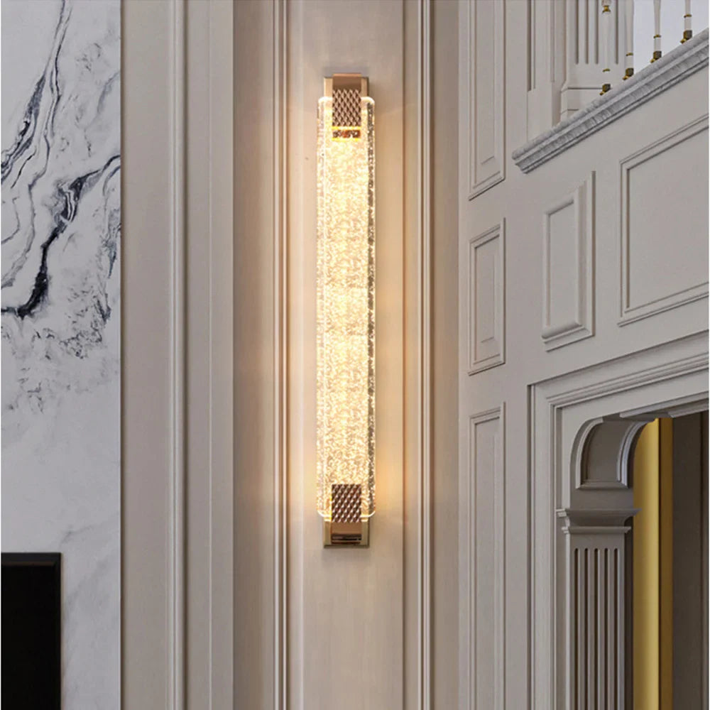 Afralia™ Crystal Wall Lamp - Luxury Living Room Decor, Bedroom & Aisle Lighting