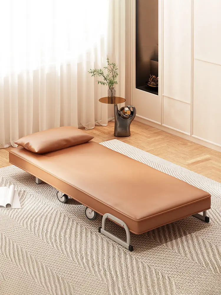 Afralia™ Luxury Modern Folding Sofa Bed Single Lounge Chair Elegant Apartment Recliner