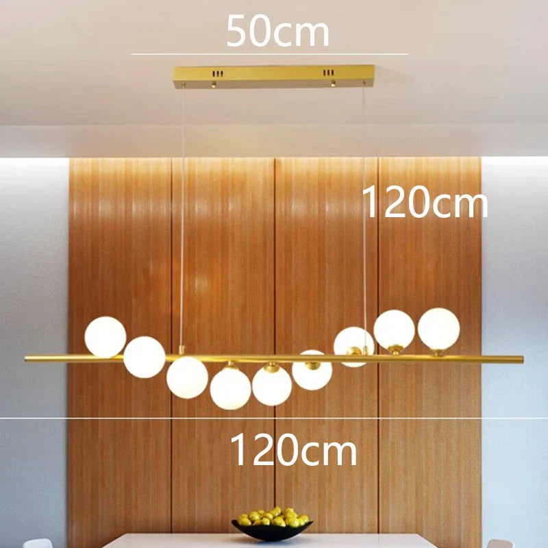 Afralia™ Modern LED Pendant Chandeliers for Living Room Dining Room Indoor Lighting