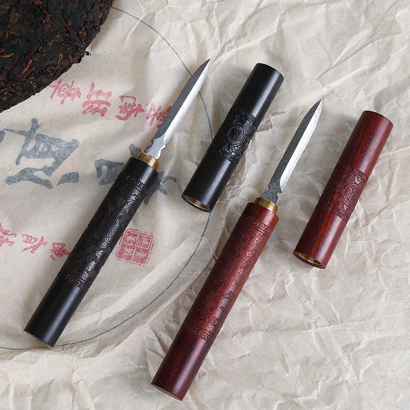 Afralia™ Wooden Tea Knife Puer Tea Needle Chinese Ceremony Accessories Kung Fu Tea Tool