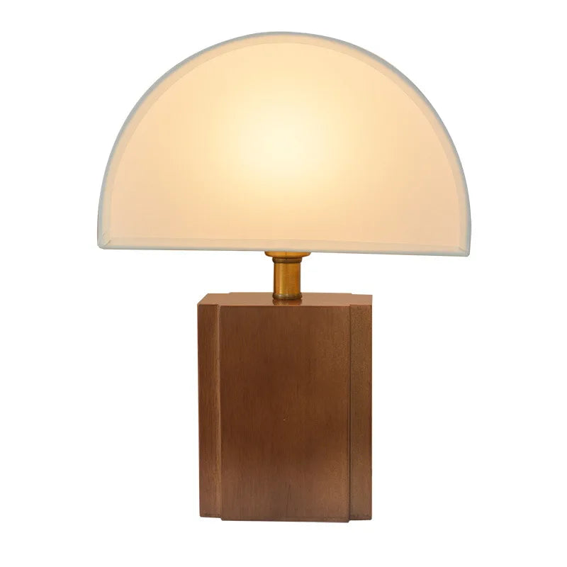 Afralia™ Nordic Wood Table Lamp with Fabric Shade for Bedroom Study Decor