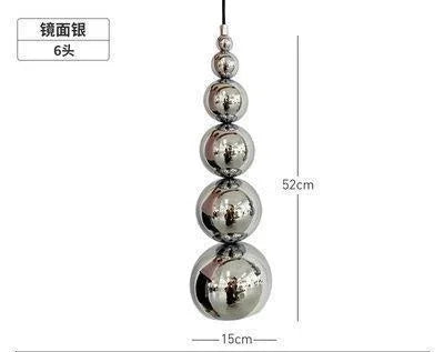 Afralia™ Nordic Modern Gourd Pendant Lamp for Bedroom, Living Room, Restaurant, and Bar