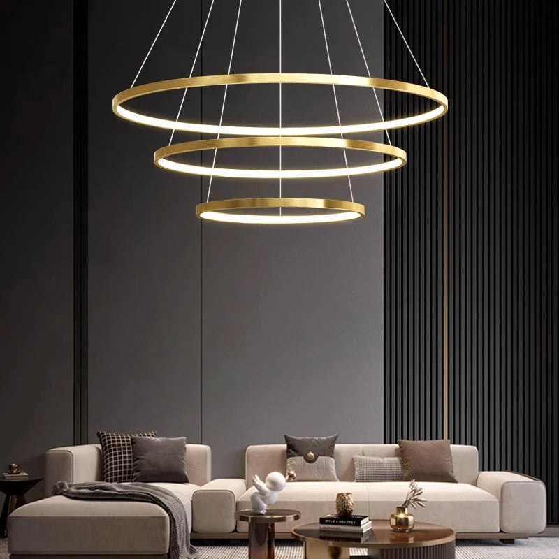 Afralia™ Modern Pendant Light Chandelier for Indoor Dining Room and Living Room