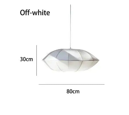 Afralia™ Fabric Pendant Light for Living Dining Bed Room - Vintage Style
