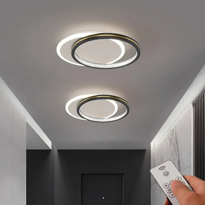 Afralia™ Luxury LED Ceiling Lamp for Elegant Living Spaces