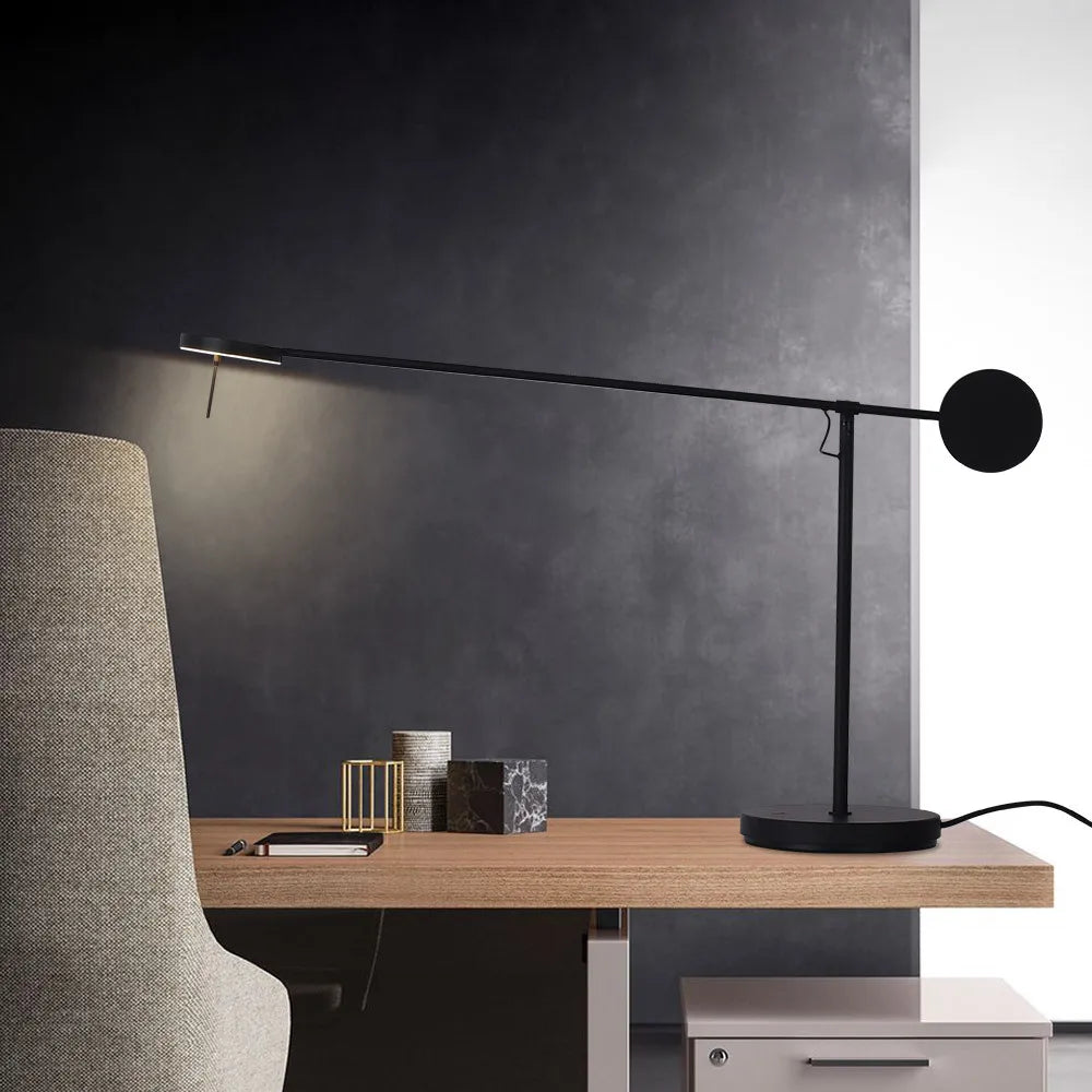 Afralia™ Industrial Swing Arm Table Lamp - Modern Lighting for Living/Bedroom, Office, Study
