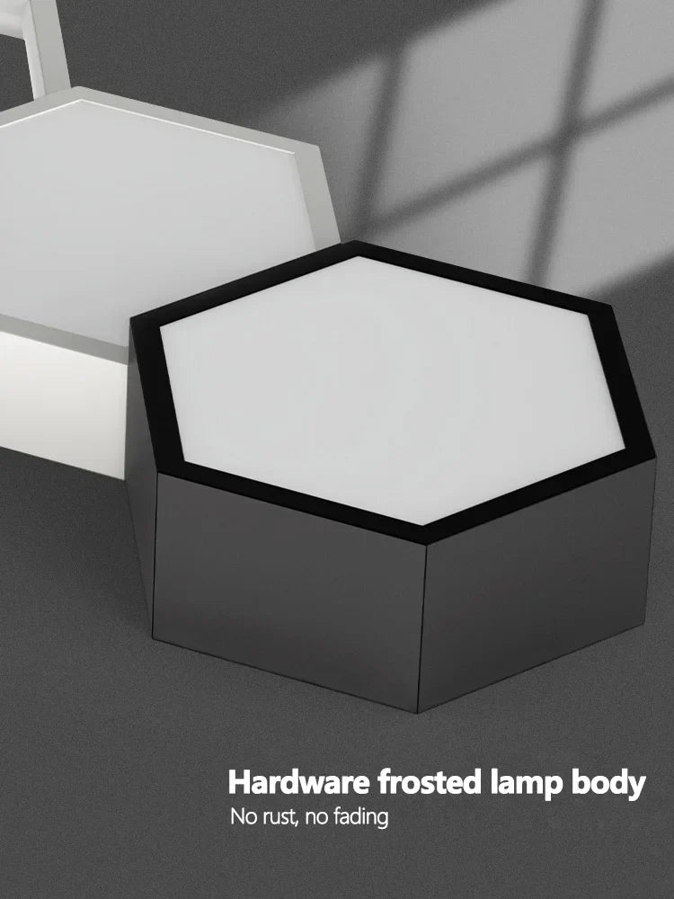Afralia™ Nordic Honeycomb Ceiling Lamp: Minimalist, Creative Art, Smart, for Living Room, Hall, Restaurant