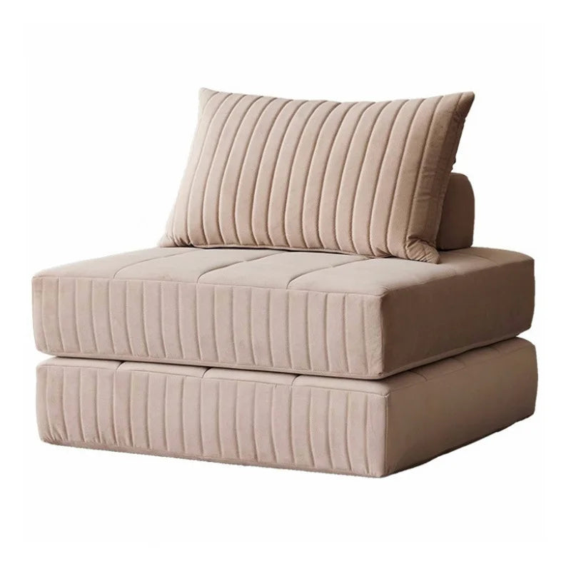 Afralia™ Retro Luxury Corduroy Double Sofa Bed - Customizable & Washable