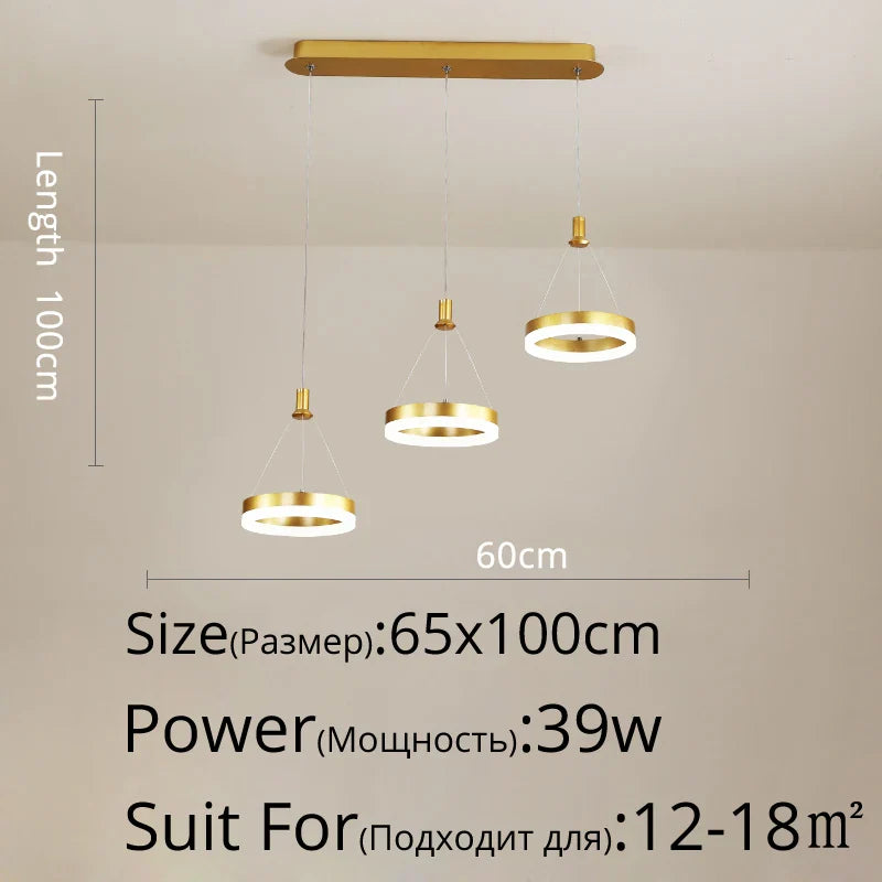 Afralia™ Nordic Dining Chandelier: Creative Modern Living Room Lamps.