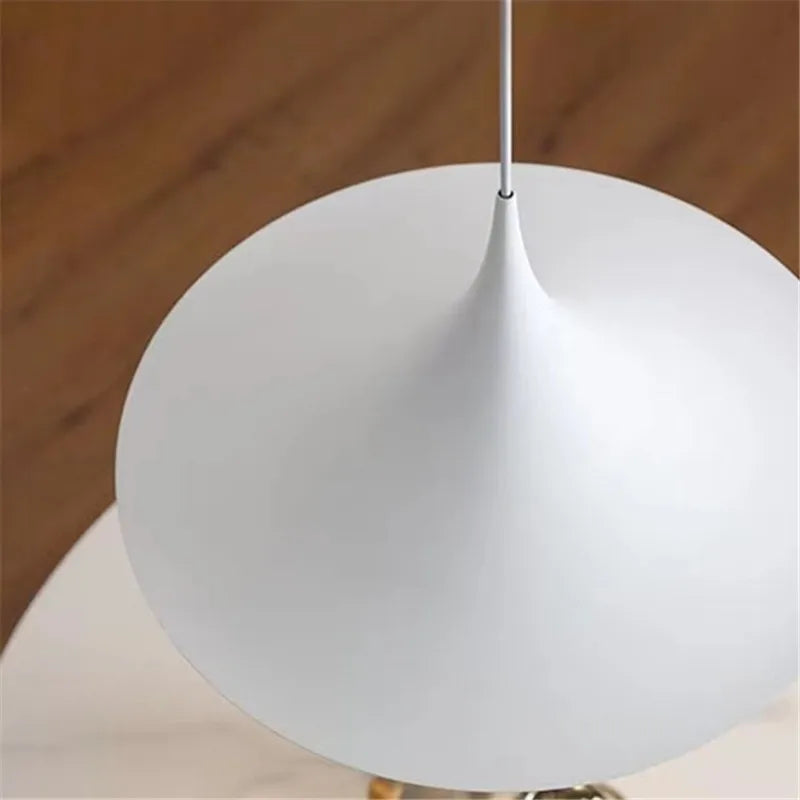 Afralia™ Scandi Horn Pendant Lamp - Minimalist Danish Design - Metal Dining Hanging Light