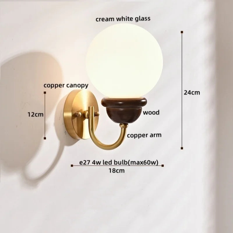 Afralia™ Japanese Style LED Wall Lights 4W for Home Bathroom Bedroom Mirror Lighting