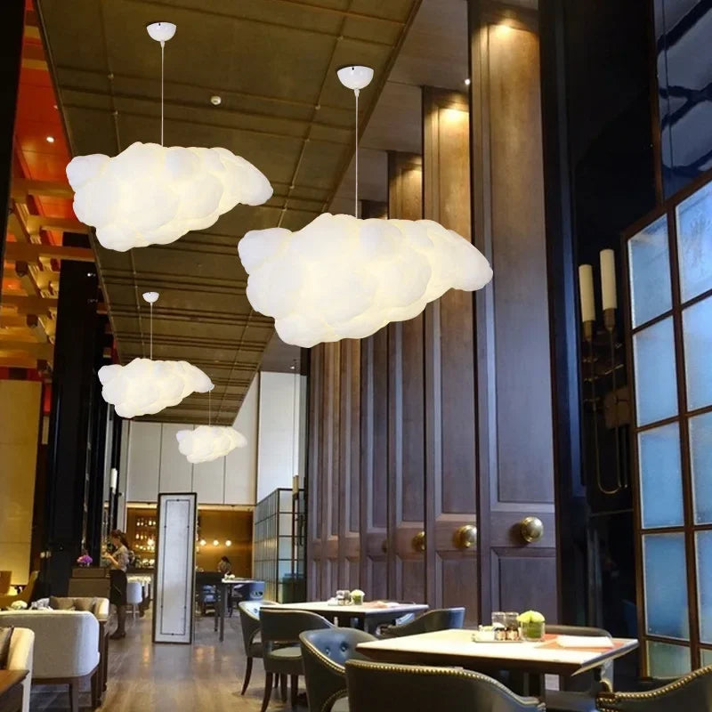 Afralia™ Cloud Chandelier Pendant Light for Dining Room & Kitchen Island