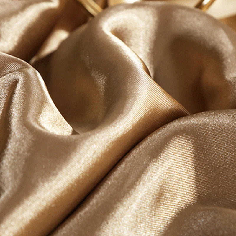 Afralia™ Silk Bedding Set: Smooth 100% Silk Comforter Cover Sets for Full Twin King Queen