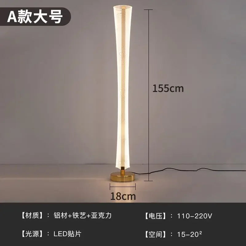 Afralia™ Starry Sky Ambient Floor Lamp for Living Room and Bedroom