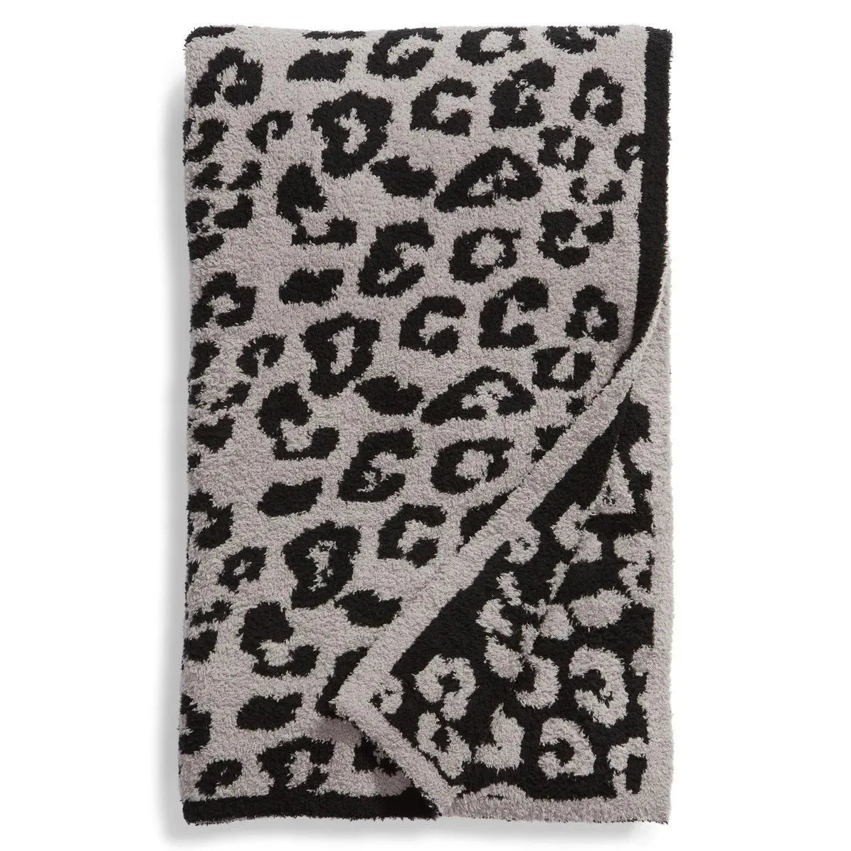 Afralia™ Leopard Print Knitted Fleece Blanket: Super Soft & Lightweight for Sofa Nap