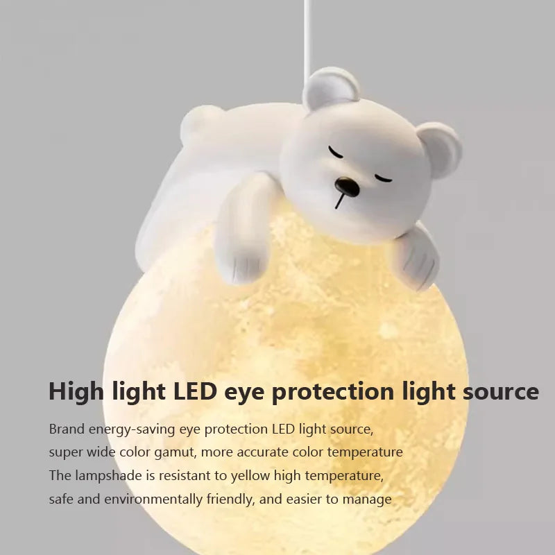 Afralia™ Moonlight LED Wall Lamp for Bedroom and Children's Room Decor