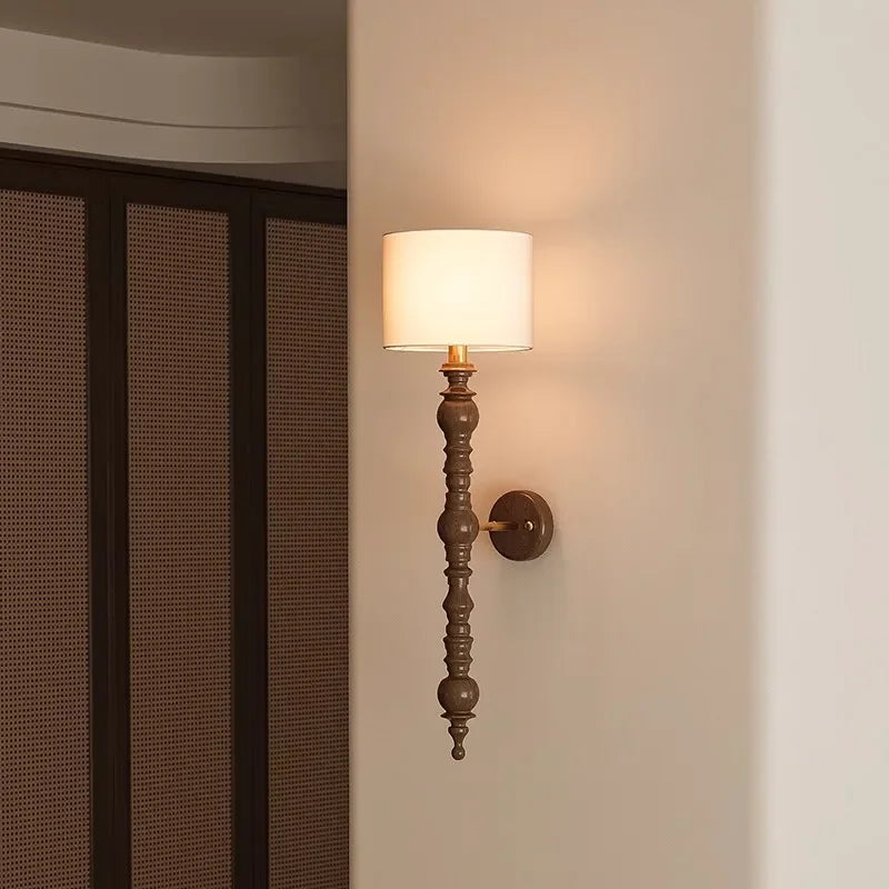 Afralia™ LED Wood Wall Light for Living Room Interior Decoration with Entrance Lighting