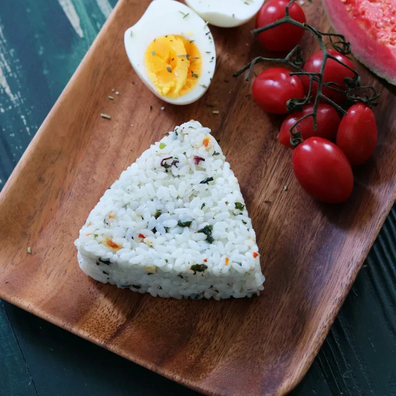 Afralia™ Sushi Mold Onigiri Rice Ball Press Triangular Maker Kit Japanese Bento Accessory