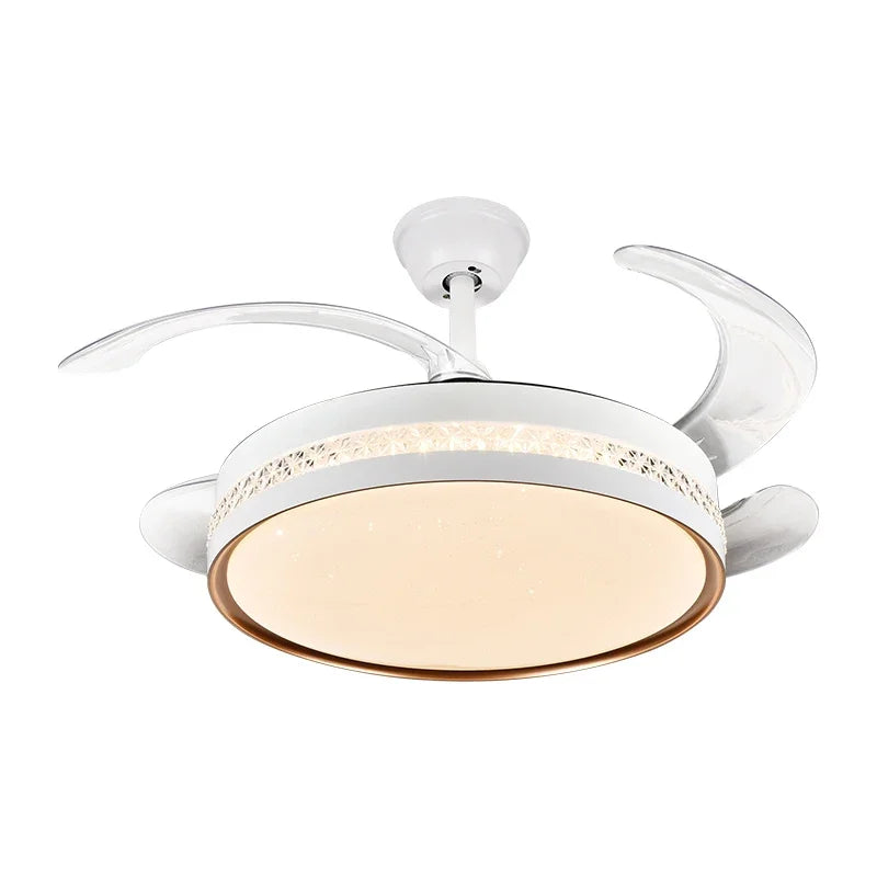 Afralia™ Modern Minimalist Integrated Ceiling Fan Lamp