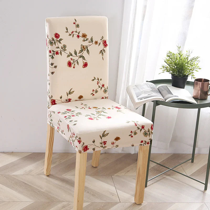 Afralia™ Stretch Print Chair Cover - Elastic Seat Slipcover