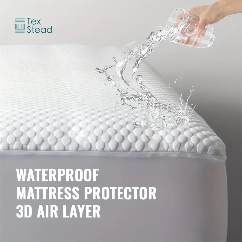 Afralia™ Soft Cooling Mattress Topper, Waterproof Fitted Sheet - Luxurious & Deep Pocket