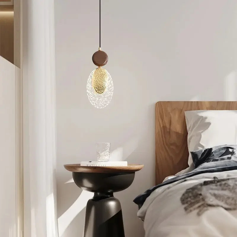 Afralia™ Vintage Chinese Walnut Wood Chandelier | Luxe Tea Room Pendant Light