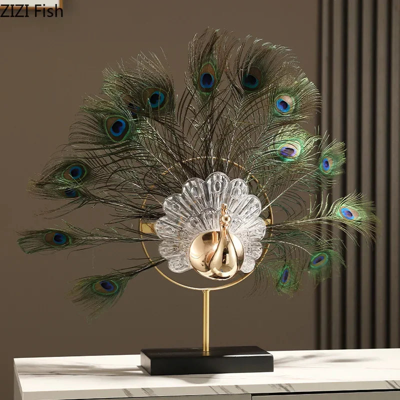 Afralia™ Lotus Carp Resin Sculpture Decor - Desk Ornaments for Aesthetic Room Decor