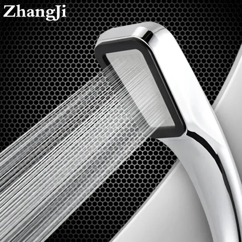 Afralia™ 3 Color 300 Holes Rainfall Shower Head in Chrome Black White