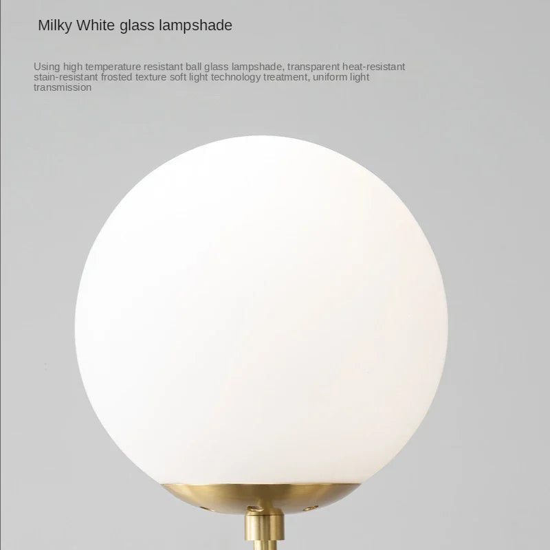 Afralia™ Glass Ball LED Pendant Light in Golden Finish for Modern Home Decor.