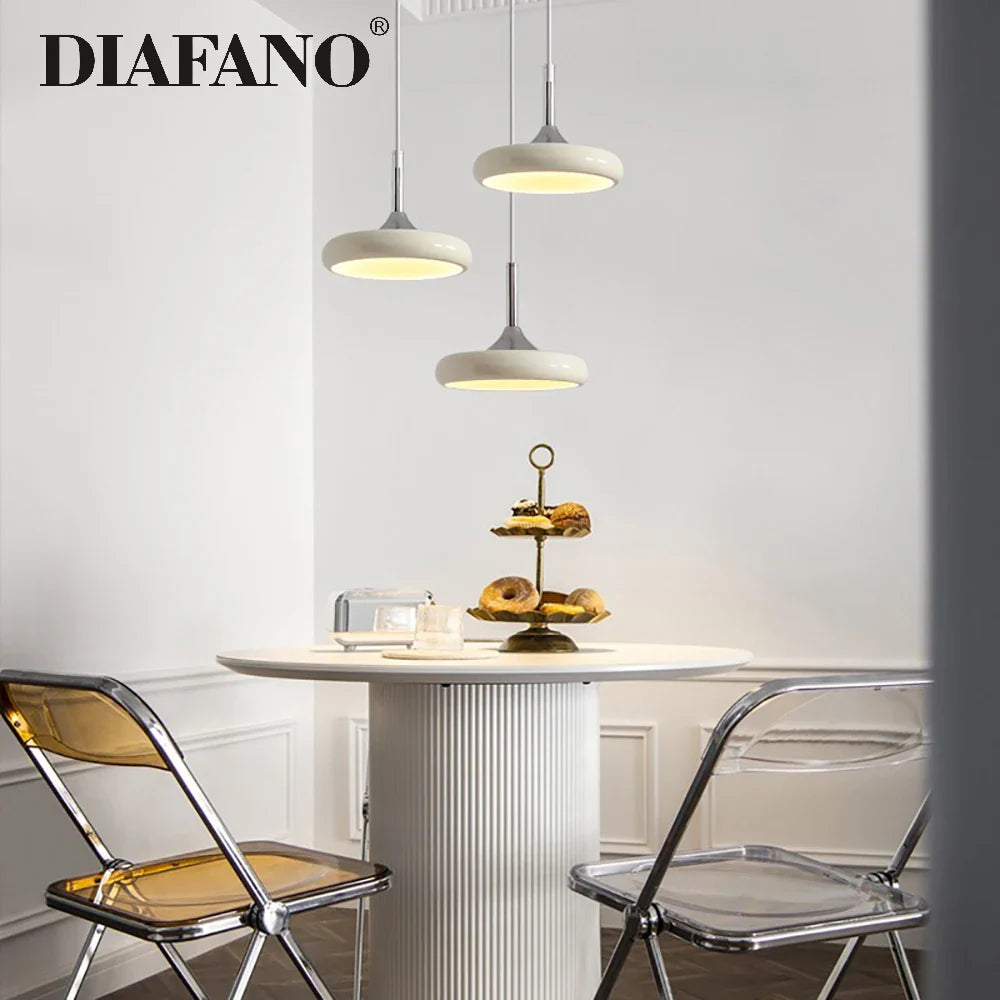 Afralia™ Modern Chrome Pendant Lights for Dining Room Kitchen Island Chandelier