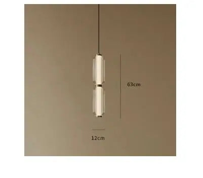 Afralia™ Postmodern Glass Pendant Lamp for Bedroom Study Living Room