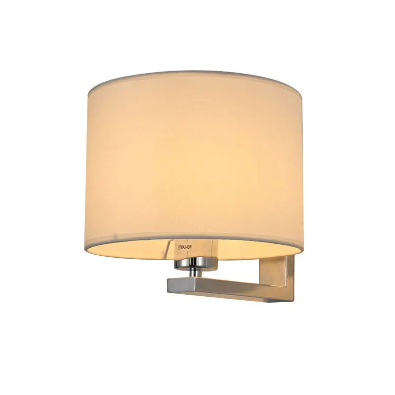 Afralia™ Chinese Style Cloth Covered Wall Lamp for Bedroom and Living Room