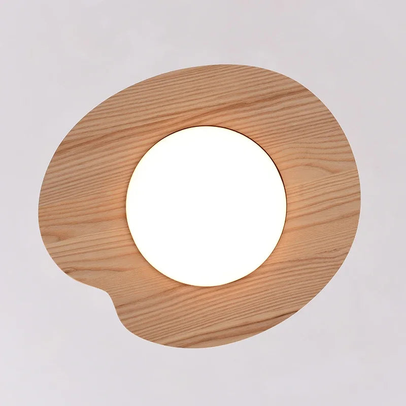 Afralia™ Wood 3-Light Chandelier for Kitchen Home Decor & Dining Room