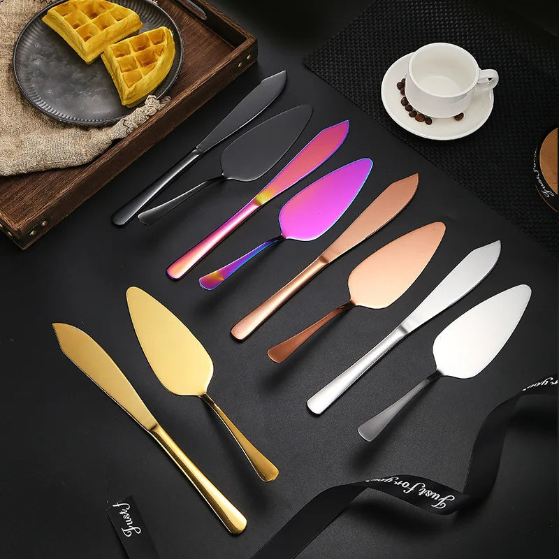 Afralia™ Stainless Steel Cake Shovel Set for Baking and Serving