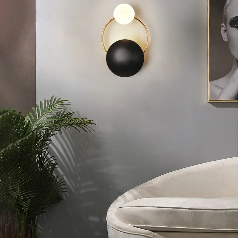 Afralia™ Elegant LED Wall Sconce - Nordic Bedroom & Living Room Decor Light