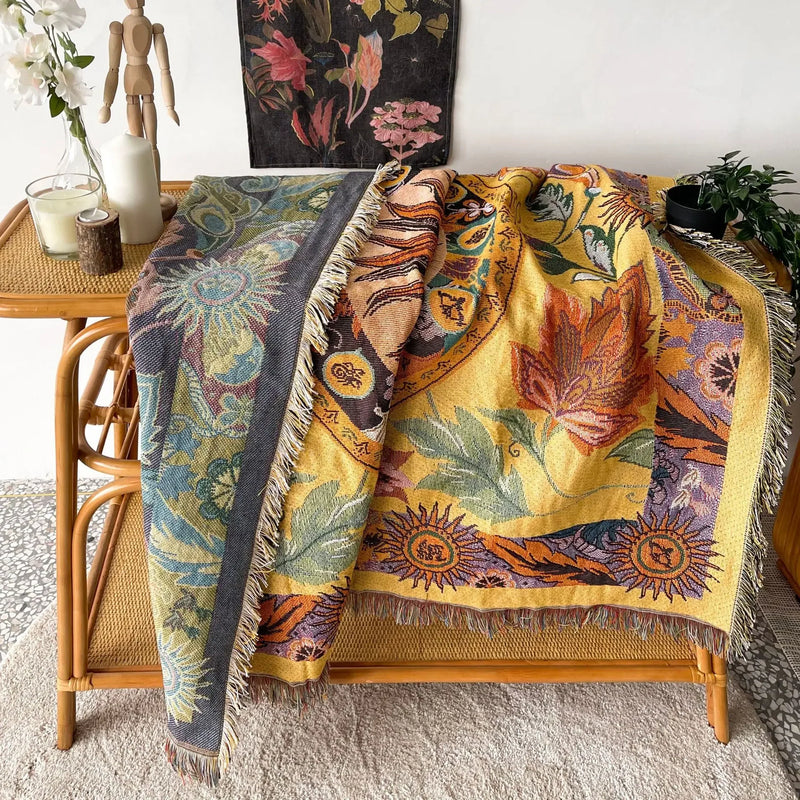 Afralia™ Bohemian Camping Blanket - Multi-Functional Outdoor Essential