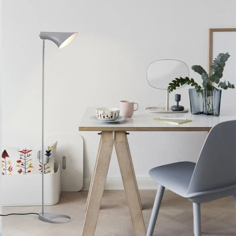Afralia™ Adjustable LED Floor Lamp - Nordic Minimalist Style for Living Room and Bedroom