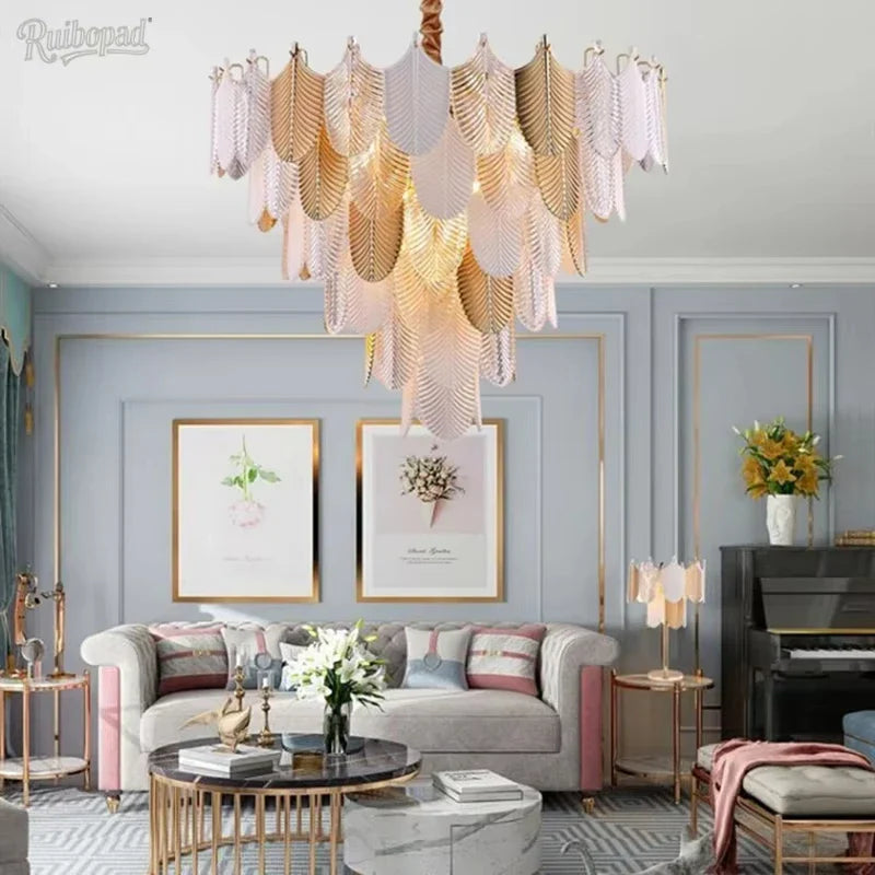 Afralia™ Crystal Chandelier: Retro Modern LED Ceiling Light for Living, Bedroom, Dining Room