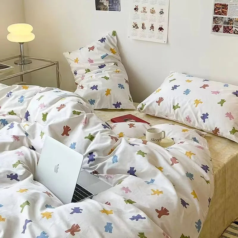 Afralia™ Tie Dye Print Quilt Cover: Super Soft Summer Comforter for Naked Sleeping