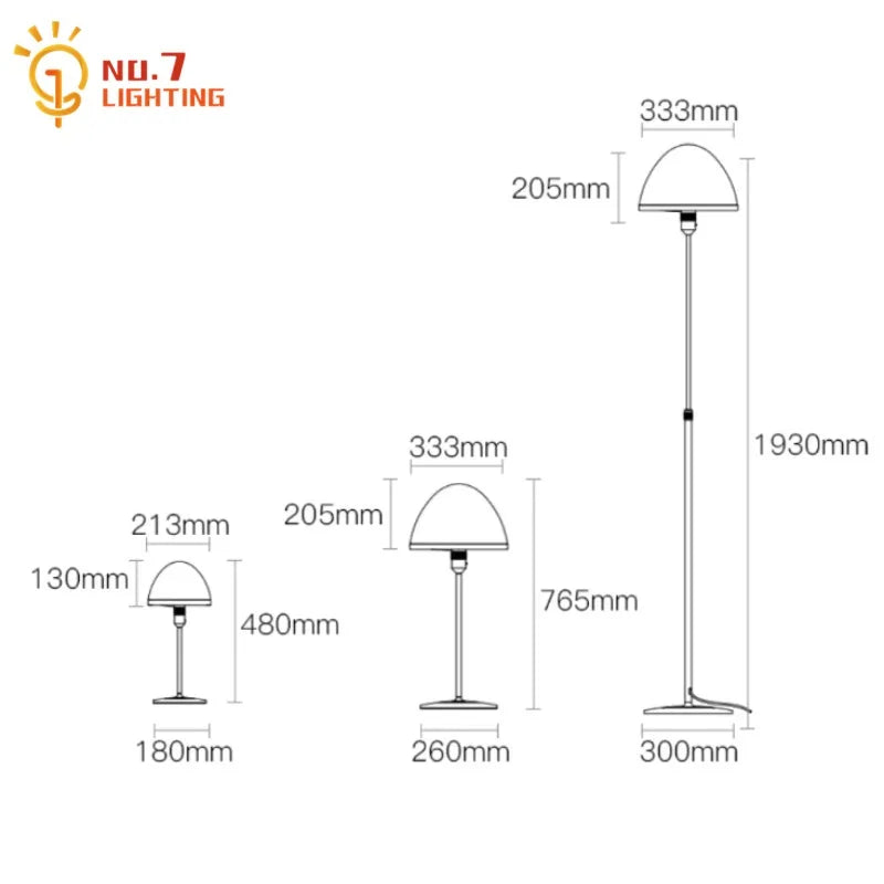 Afralia™ Nordic Iron Art Glass Floor Lamp LED E27 Chrome Vertical Table Lamp