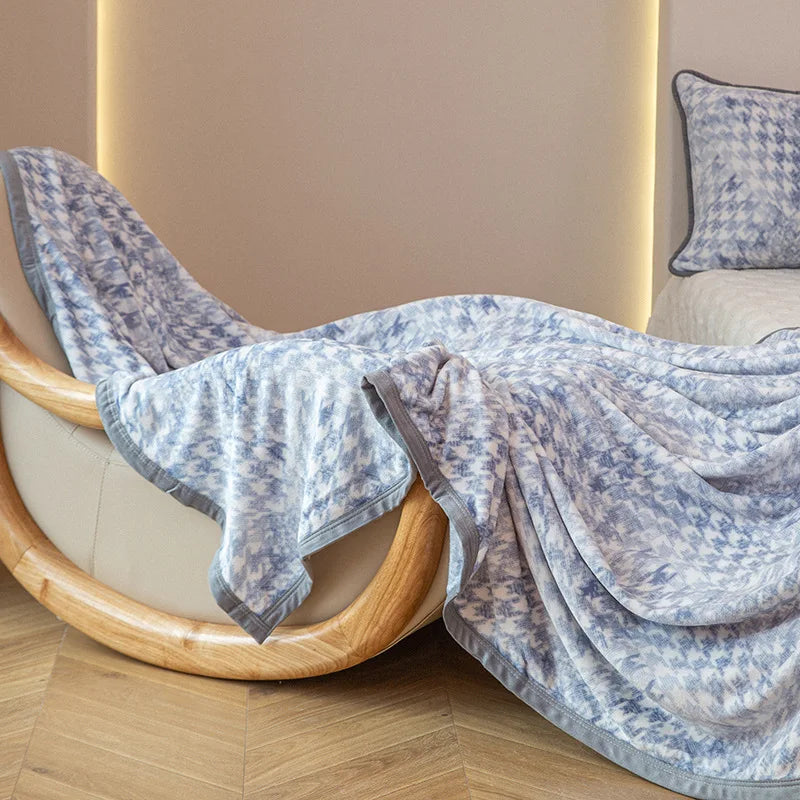 Afralia™ Milk Velvet Cartoon Printed Blanket: Multi Functional Skin-Friendly Winter Warm Bed Sheet