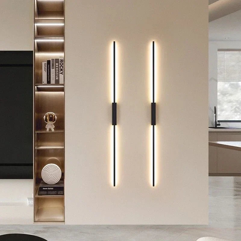Afralia™ Nordic Slim LED Wall Sconces for Bedroom & Living Room